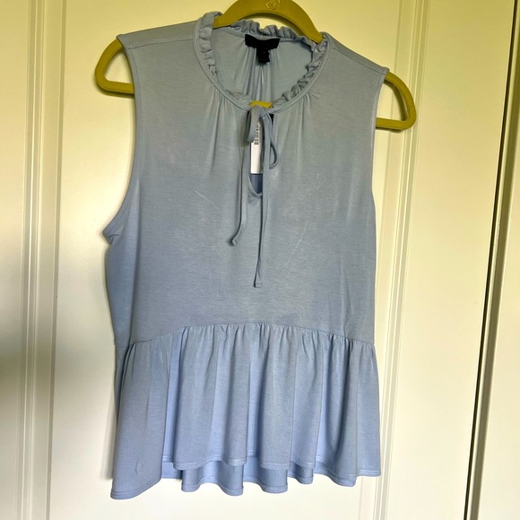 J. Crew Tops - NWT JCREW Knit Blue Sleeveless Top SZ M